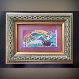 Small Framed Watercolour Print
